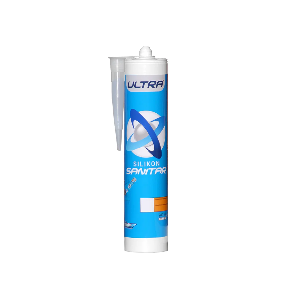 Ultra silikon sanitar 280 ml Ultra silikon sanitar 280 ml