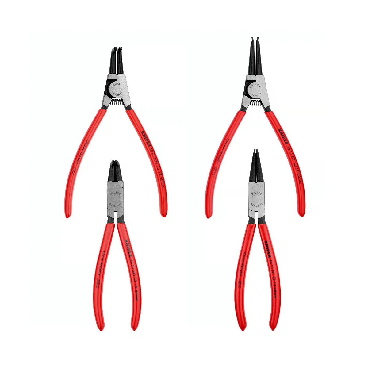 Knipex 4-dijelni set seger kliješta 170/180mm 00 19 56