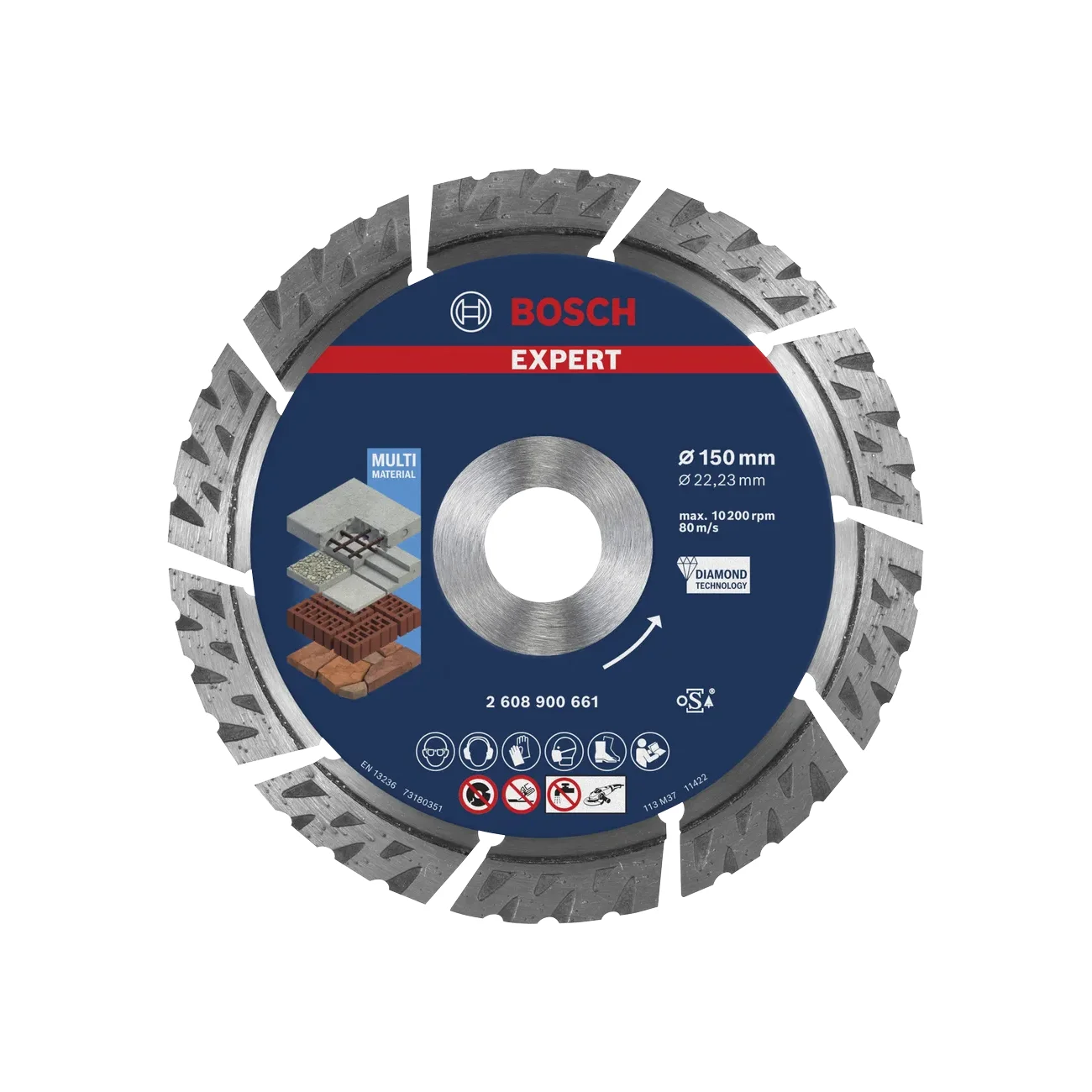 12608900661 Bosch dijamantska rezna ploča za armirani beton 300 x 22.23 mm EXPERT 2608900664 (Kopiraj)