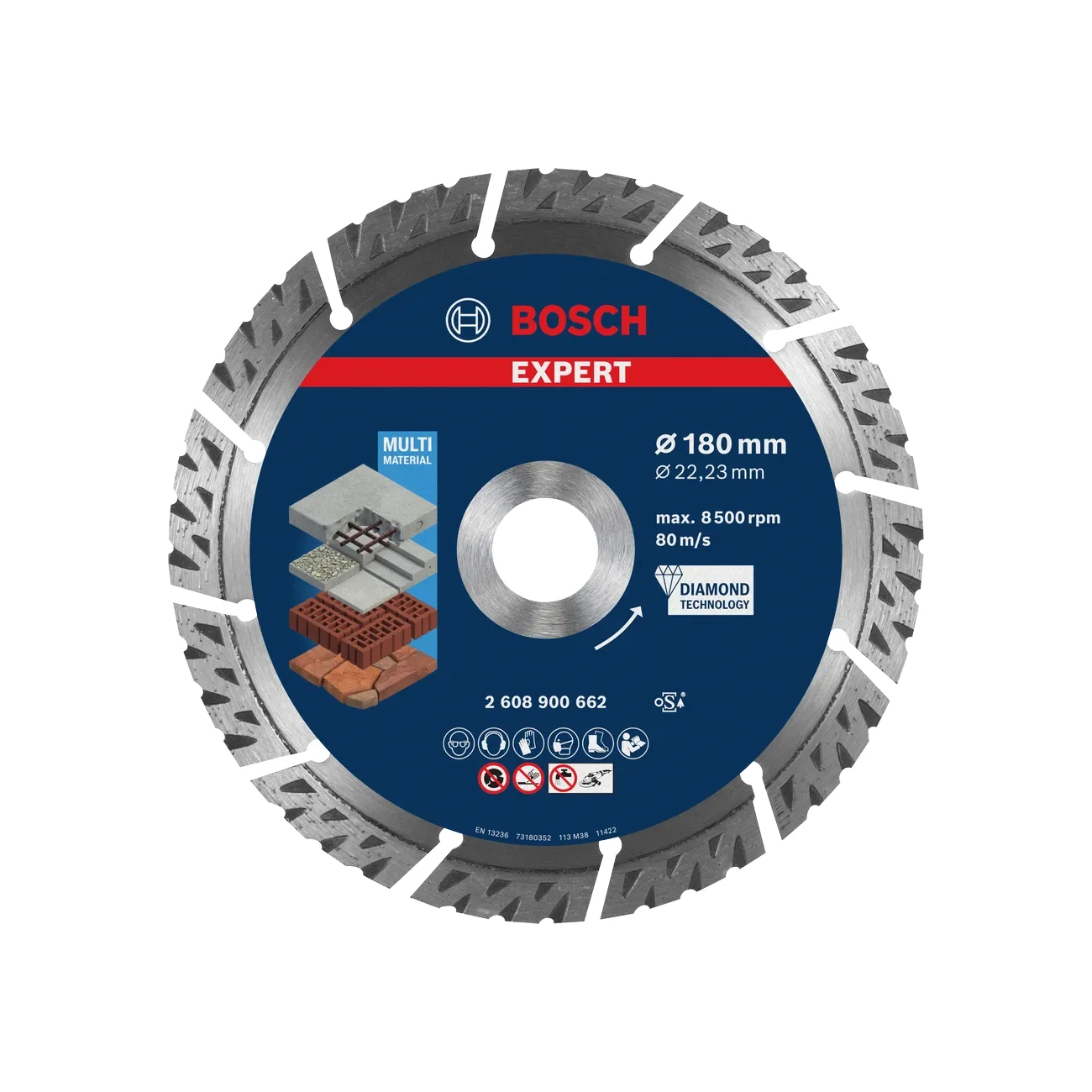 26089006622 Norton dijamantska rezna ploča za armirani beton i asfalt 400 x 25.4 mm 70184632527 (Kopiraj)