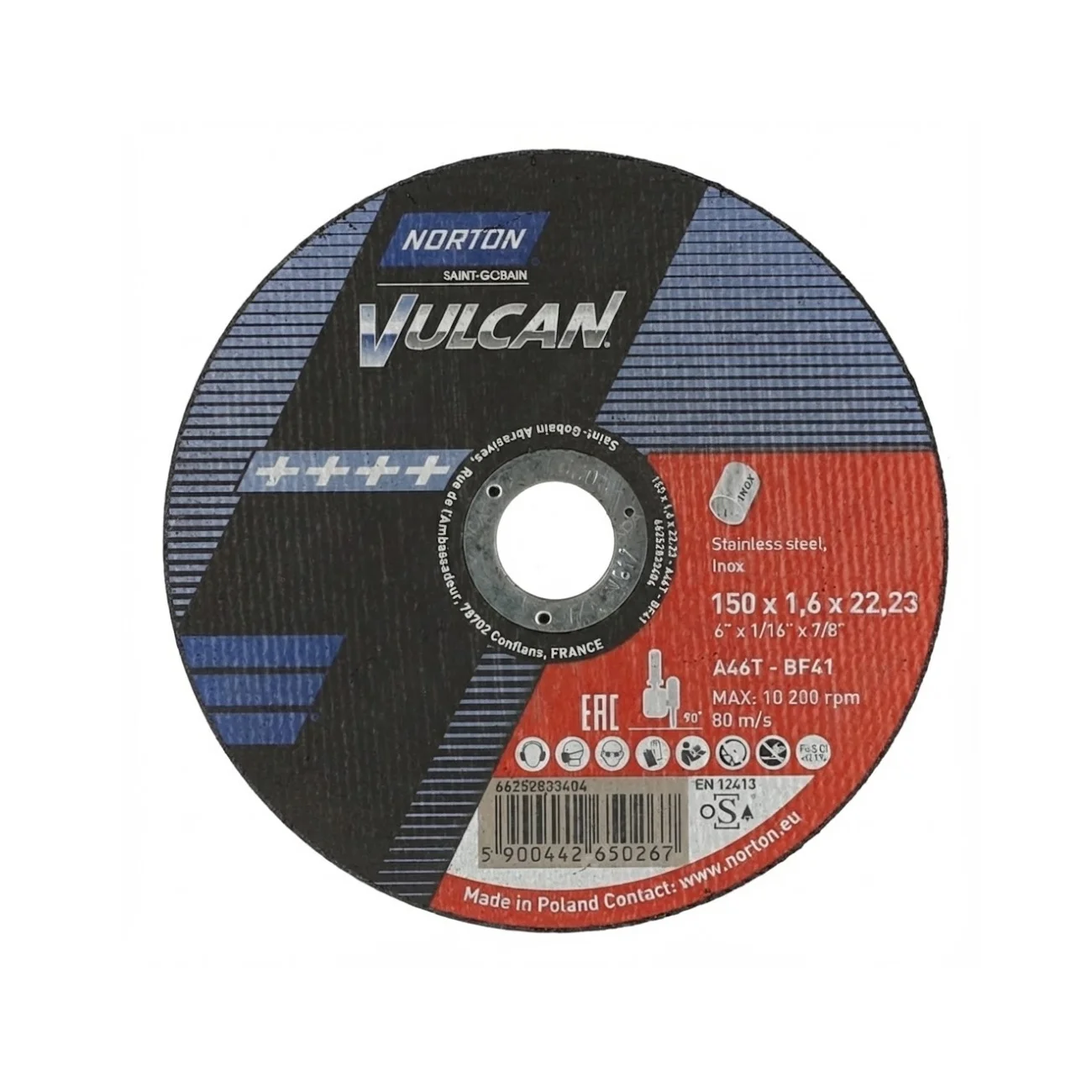 662528334041 Norton rezna ploča 230x2.0x22.23mm STARLINE 66252837248 (Kopiraj)