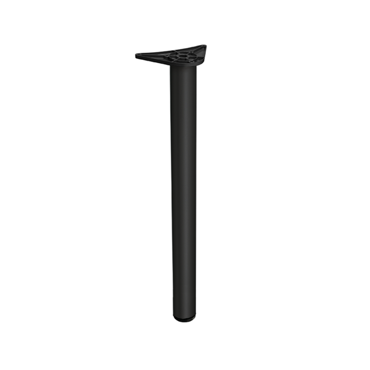 Crna Poliplast nogarica za namještaj 32 x 32 x 10 cm 776R (Kopiraj) - Crna