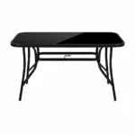 Expert pravougaoni sto tamno staklo 150 x 70 x 70 cm Valencia