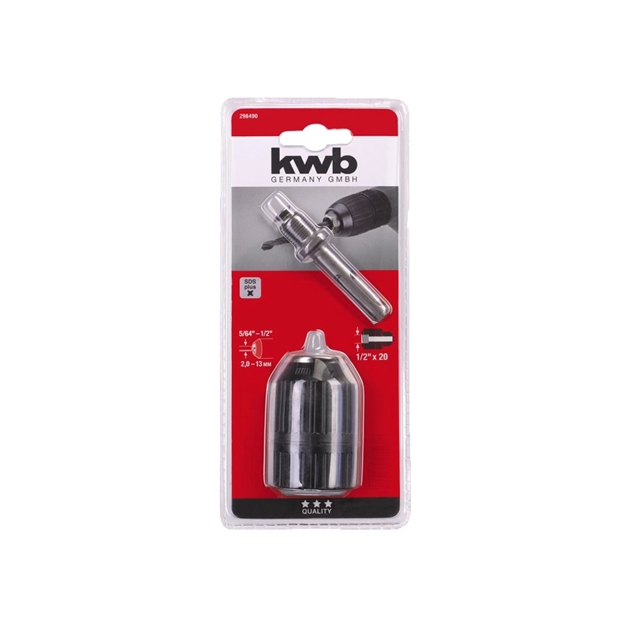 KWB brzostezna glava za bušilicu sa adapterom 13 mm SDS-PLUS 49298490