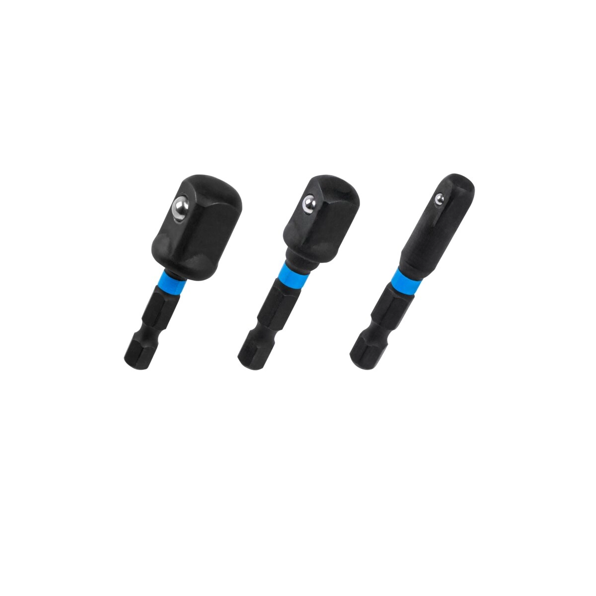 HT1S7042 HOEGERT 3-dijelni set adaptera za nasadne ključeve 1/4" 3/8" 1/2" IMPACT HT1S704
