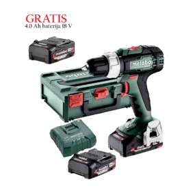 Metabo aku udarna bušilica odvijač SB 18 L 2 x 2 Ah Kit