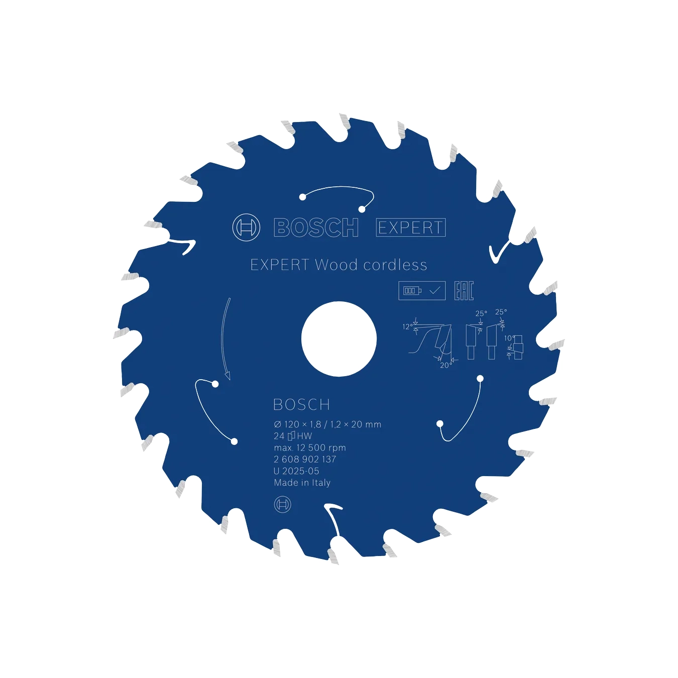 26089021401 Bosch list kružne pile za metal 160 x 20 mm 30 Z EXPERT STEEL 2608643054 (Kopiraj)