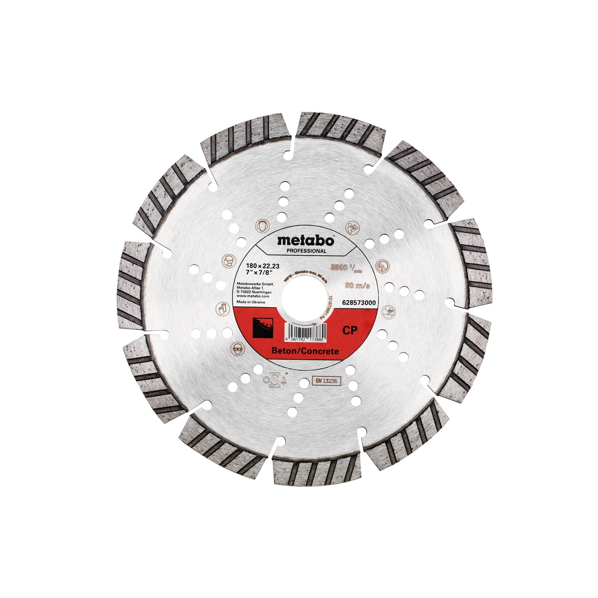 6285730002 METABO dijamantska rezna ploča za armirani beton 150 x 22.23 mm PROFESIONAL - 628572000 (Kopiraj)