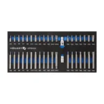 HOEGERT 112-dijelni set nasadnih ključeva 1/4" i 1/2" i bitova HT1R232 (Kopiraj)