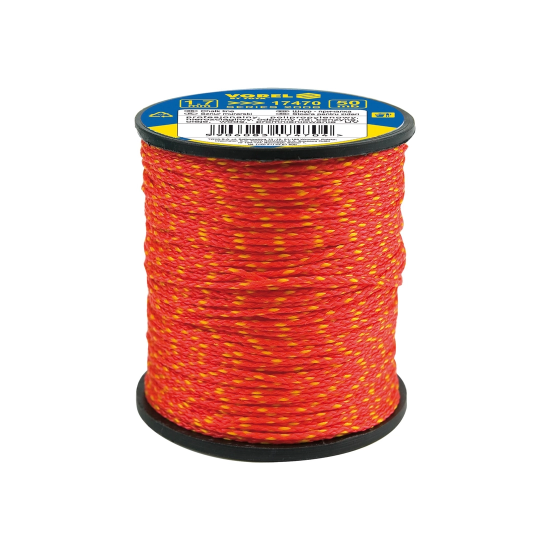 Vorel zidarski konac crveni 1.7 mm 2 Vorel rotirajuća bravarska stega 100 mm 36037 (Kopiraj)