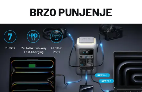 Anker prenosni aku agregat SOLIX C300 DC 288Wh - 300W