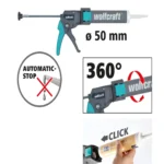 Wolfcraft pištolj za silikon MG 550 310ml 4358000 (Kopiraj)