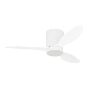 EGLO stropni plafonski ventilator sa LED rasvjetom Baracares bijela-drvo (Kopiraj)