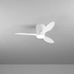 EGLO stropni plafonski ventilator sa LED rasvjetom Baracares bijela-drvo (Kopiraj)