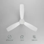 EGLO stropni plafonski ventilator sa LED rasvjetom Torreya crni (Kopiraj)