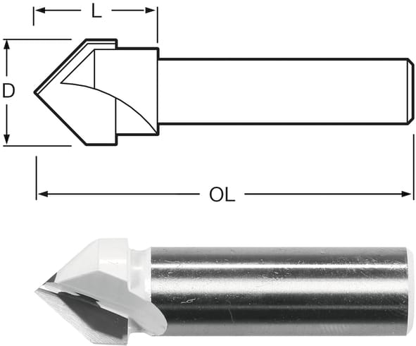 Makita ravno glodalo za utore 4x13x51 mm D-47385 (Kopiraj)