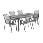 Fieldmann metalni baštenski sto FZDN 5320 - 150 x 96 x 71 cm (Kopiraj)