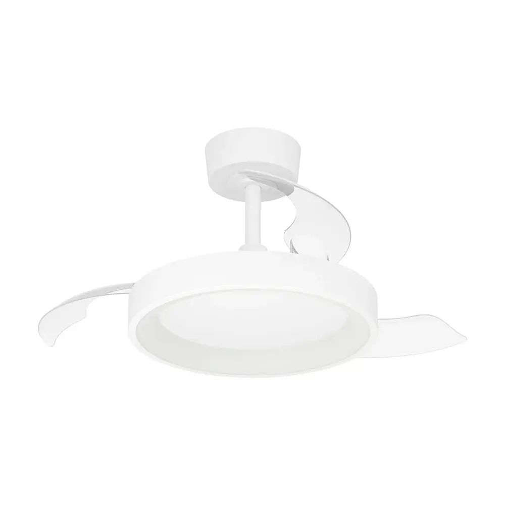 EGLO stropni plafonski ventilator sa LED rasvjetom Malpica bijela-drvo (Kopiraj)