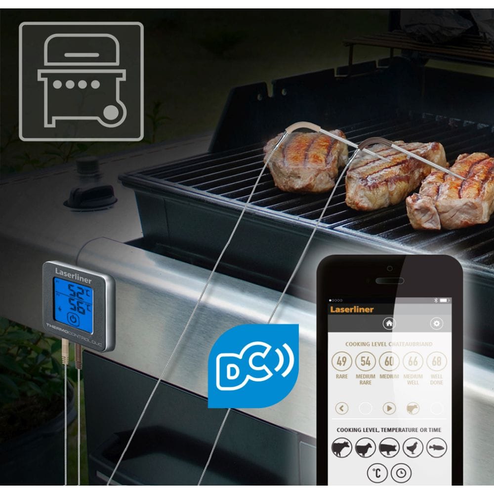 Laserliner uređaj za mjerenje temperature u mesu bežični  ThermoControl Air (Kopiraj)