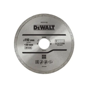 DeWALT dijamantska rezna ploča za keramiku 110 x 20 mm DT3714