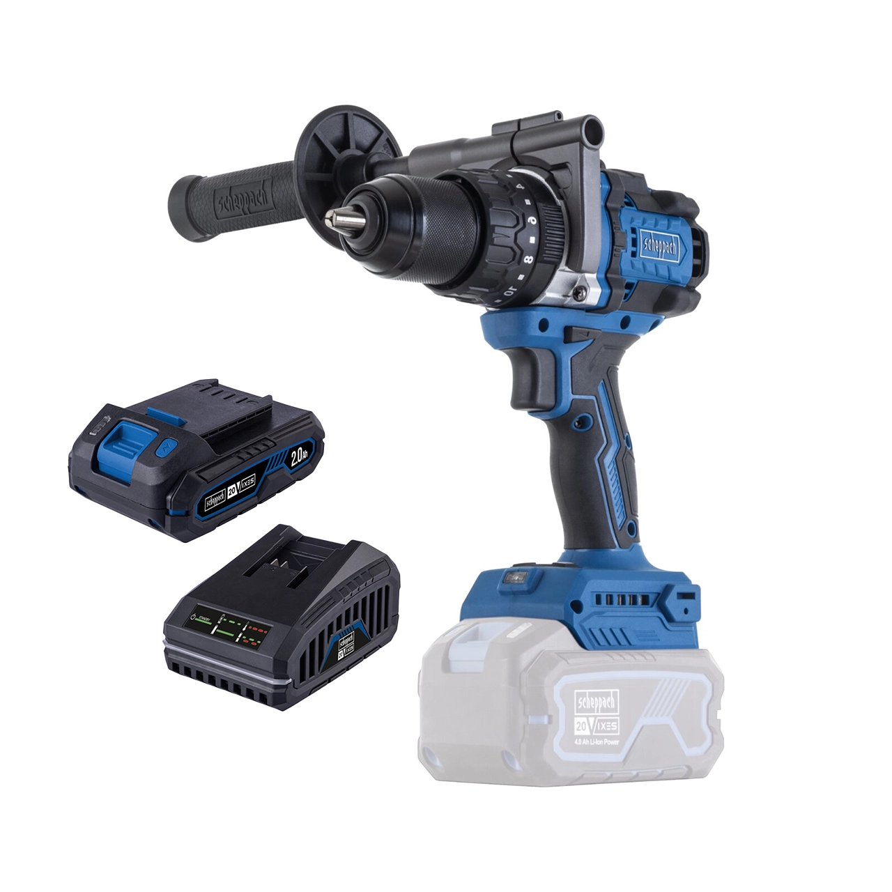 CD1502 Scheppach SET aku udarna bušilica odvijač Brushless IXES BC-CD70SC-XSS4 (Kopiraj)
