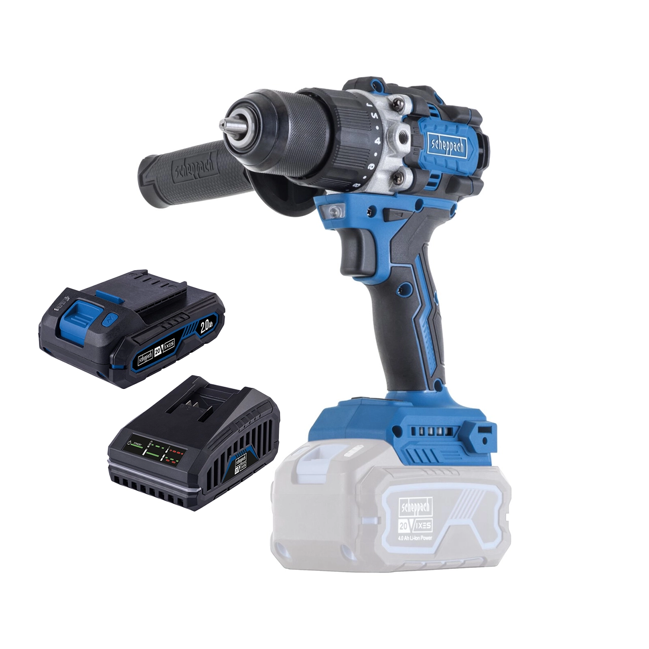 CD70SC2 Scheppach SET aku udarna bušilica odvijač Brushless IXES BC-CD50SC-XSS4 (Kopiraj)