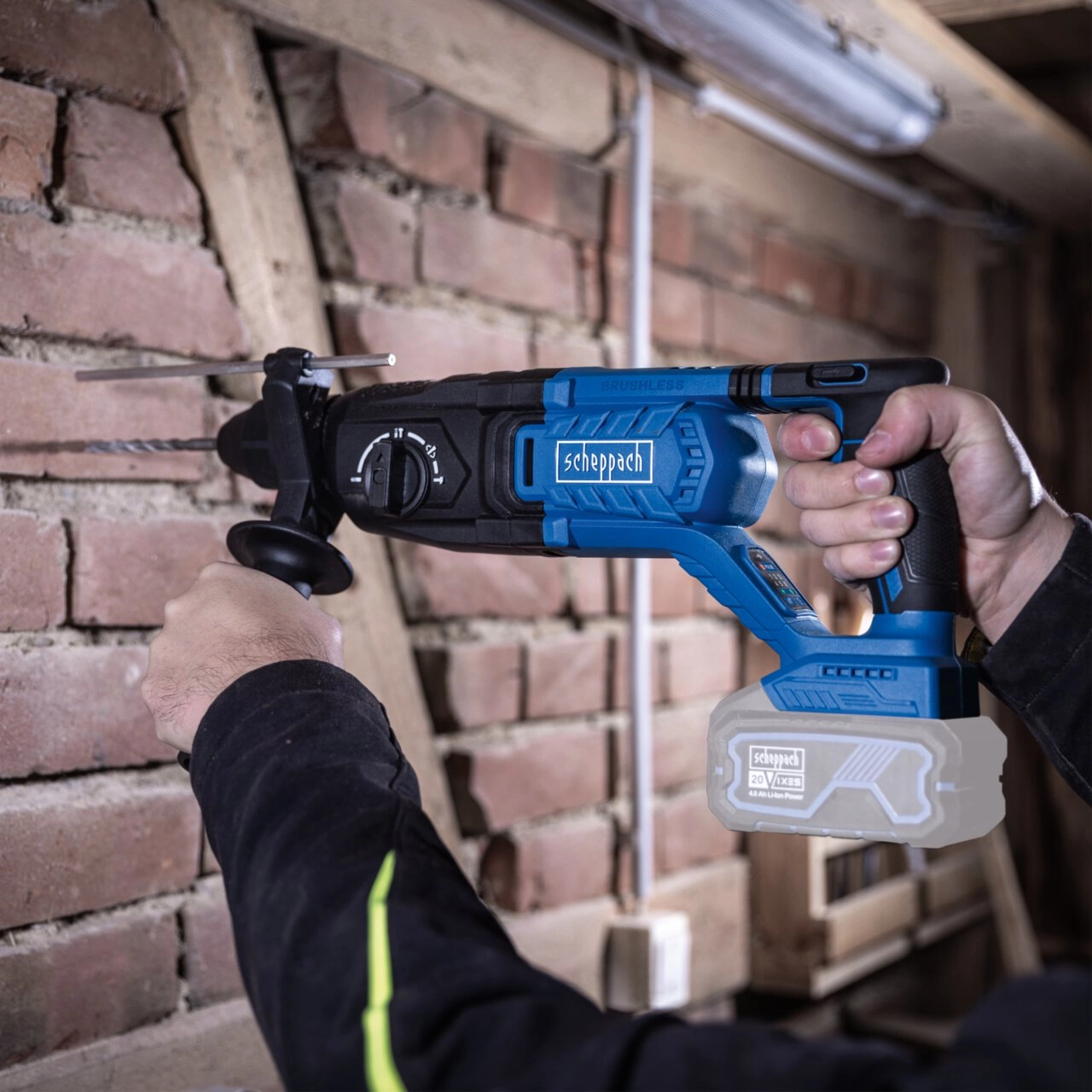 Scheppach aku udarni čekić bušilica SDS+ Brushless IXES BC-DH290-XSS2