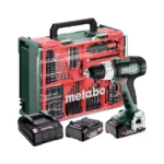 Metabo aku udarna bušilica odvijač SB 18 L 2 x 2 Ah sa SC 36 WORKSHOP priborom